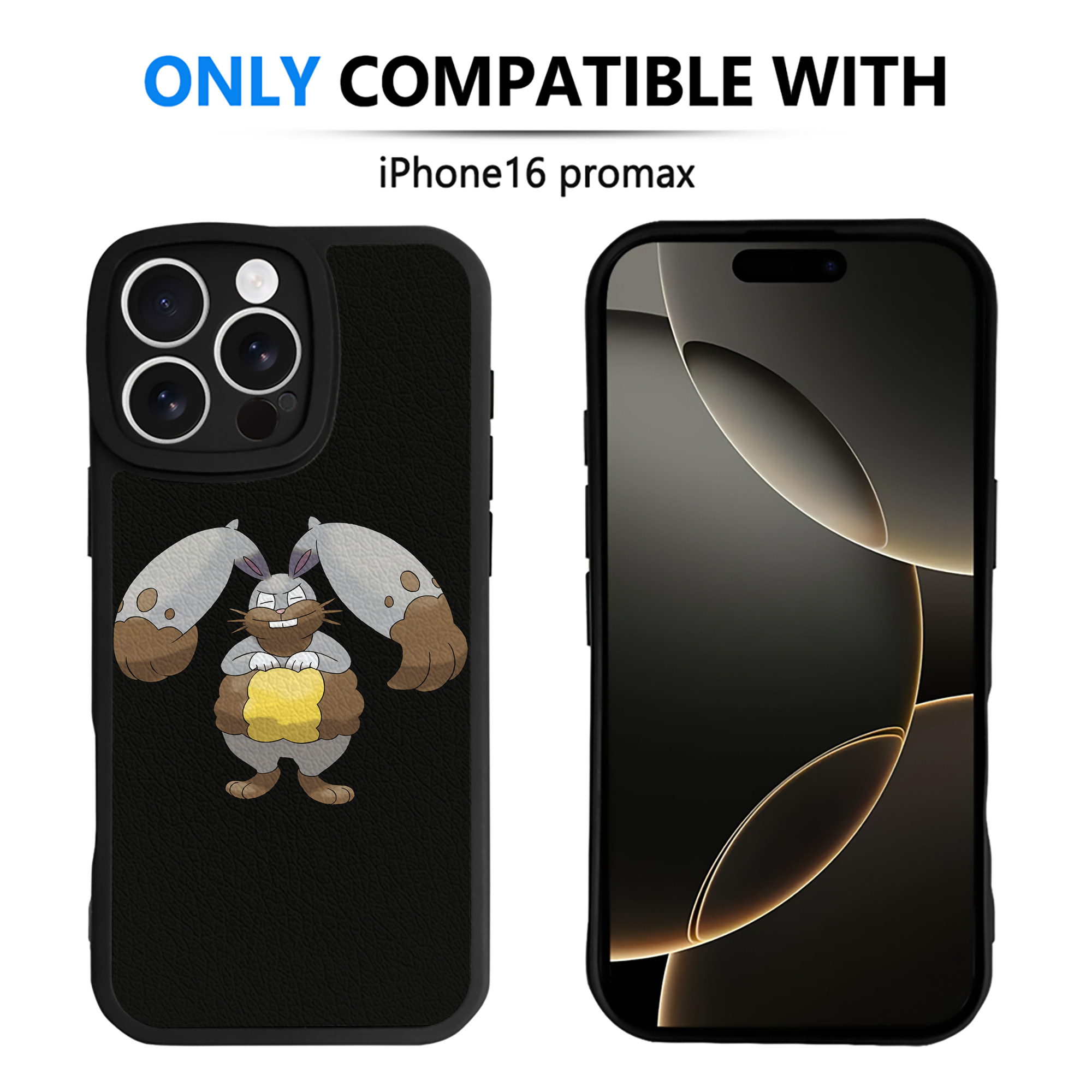 （画像用） ポケットモンスター Pokémon 【iPhone 16シリーズ対応】シリコンスマホケース（レザー調） 材質：シリコン